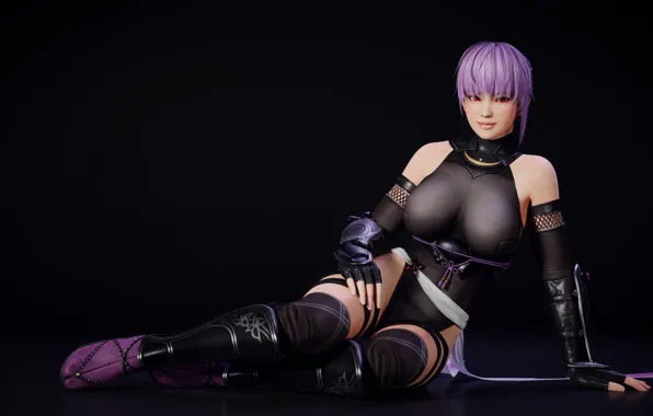 Chest, look, girl, Tits, costume, fighter, Ayane, Dead or Alive