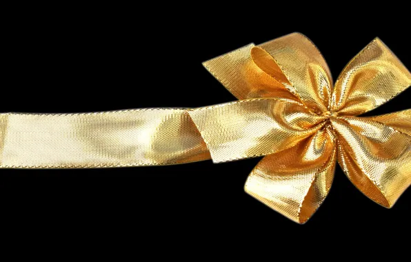 Holiday, black background, Christmas, bow