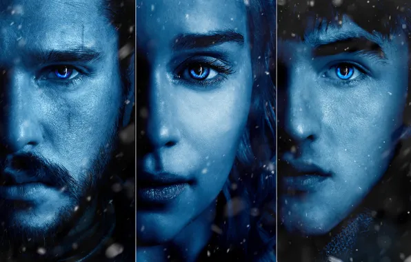 Picture A Song of Ice and Fire, Emilia Clarke, Daenerys Targaryen, Jon Snow, Bran Stark, Game …