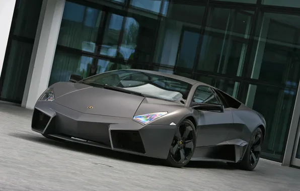 Reventon, lamborghini, black, matt