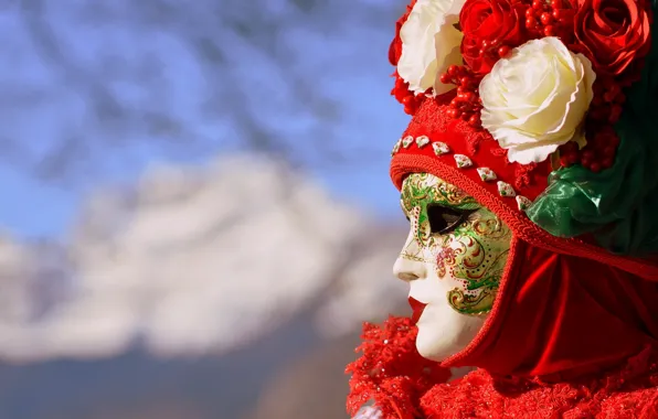 Mask, Italy, Venice, carnival