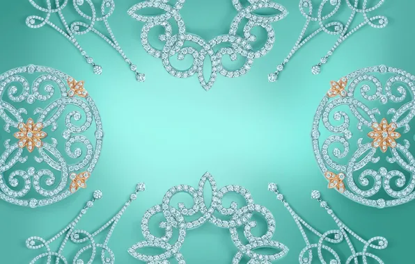 Picture decoration, style, earrings, Tuffany & Co