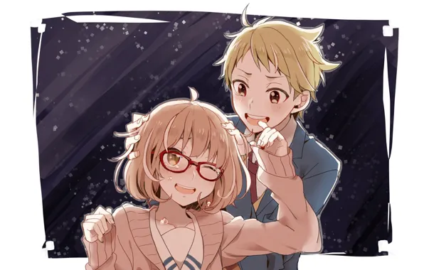 Wallpaper Kyoukai no Kanata, Mirai Kuriyama, Beyond for mobile and