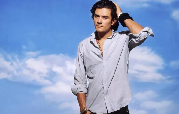 Picture male, shirt, Orlando Bloom