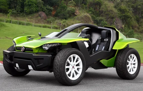 The concept, green, the front, Fiat, FCC 2, Fiat