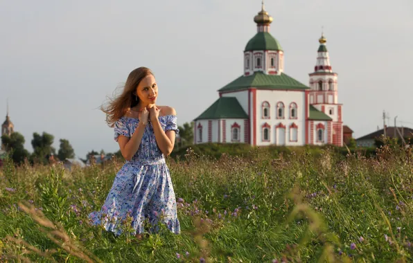 Picture summer, girl, Lina