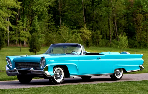 Picture Lincoln, Continental, Continental, the front, Convertible, 1958, Lincoln, Mark 3