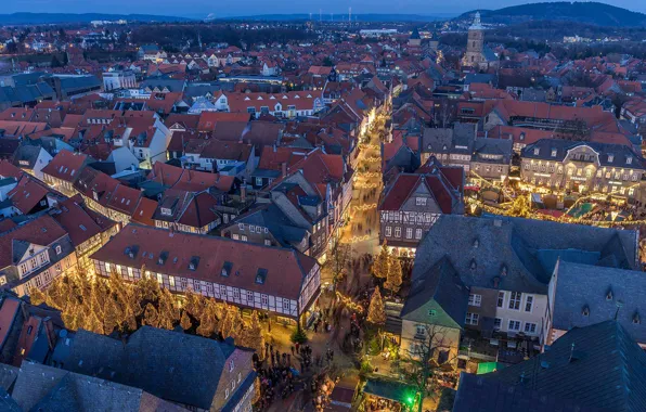 Home, Germany, panorama, Lower Saxony, Goslar
