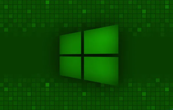 Green, logo, microsoft, windows 8