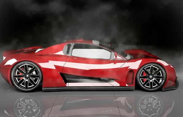 Concept, background, Car, side view, R-Spec, High-Tech, Vultran Spectra