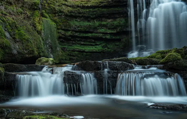 Picture stones, rocks, waterfall, stream