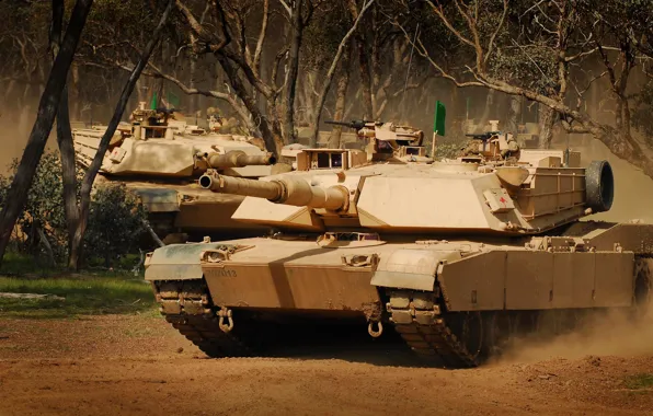 Picture Australia, tank, American, Abrams, Abrams