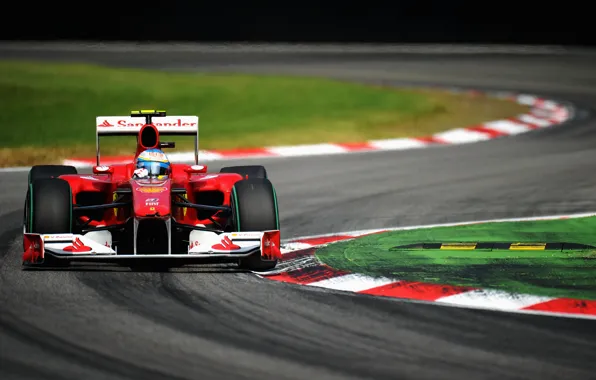 Picture turn, formula 1, ferrari, formula one, fernando alonso, Fernando Alonso
