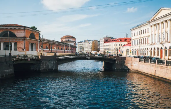 The city, Saint Petersburg, Neva