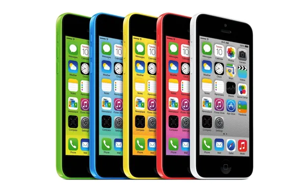 Picture Apple, Color, Colors, Smartphone, Smartphone, IOS 7, iPhone 5C