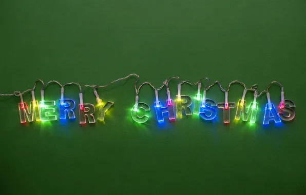 Lights, Christmas, color, New Year, Merry Christmas, holiday, Christmas lights, simple background