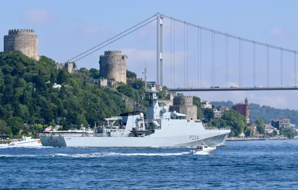 Ship, the coast guard, patrol, HMS Trent