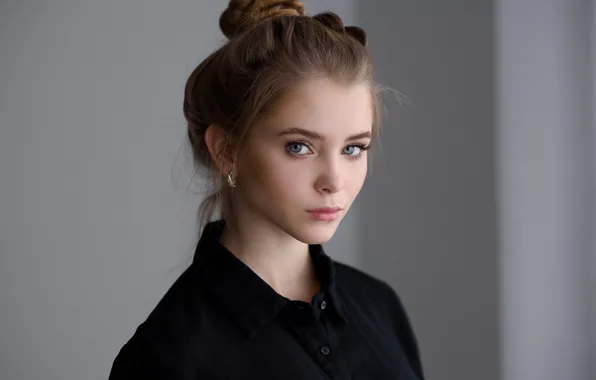 Eyes, look, girl, portrait, Alla