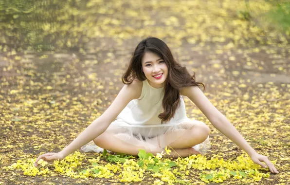 Picture summer, girl, nature