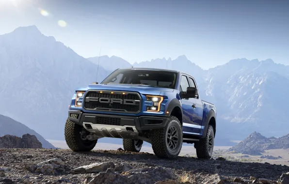 Picture mountains, Ford, Ford, Raptor, Pickup, Raptor, F-150, ancestor