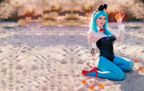 Picture girl, sexy, cleavage, long hair, nature, boobs, beautiful, pretty