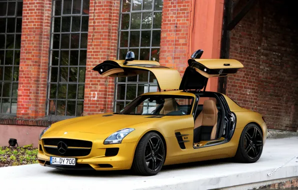 Picture gold, AMG, SLS