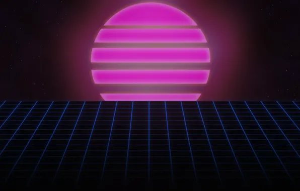 The sun, Music, Space, Star, Background, 80s, 80's, Synth