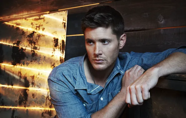 Picture look, actor, male, the series, shirt, Supernatural, Jensen Ackles, Supernatural