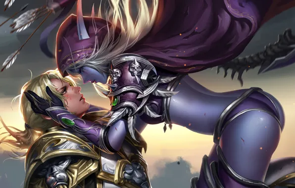 Picture World of Warcraft, Sylvanas Windrunner, Anduin Wrynn