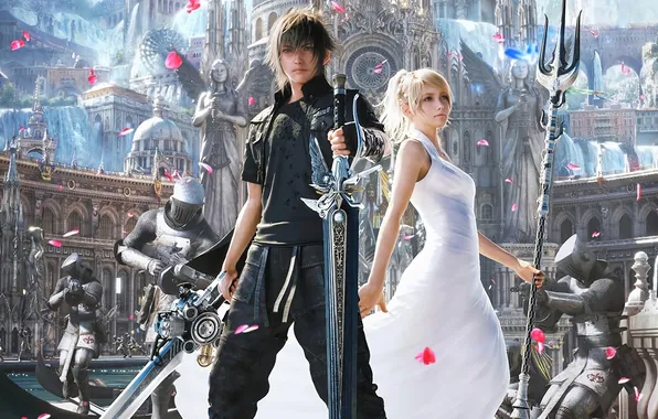Picture video games, Final Fantasy XV, Noctis, upscaled