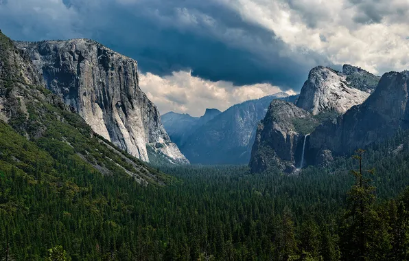 Picture spring, CA, USA, Yosemite, national Park, state