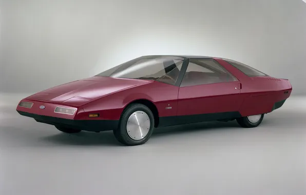 Ford, grey background, 1979, Ford Probe, crimson body