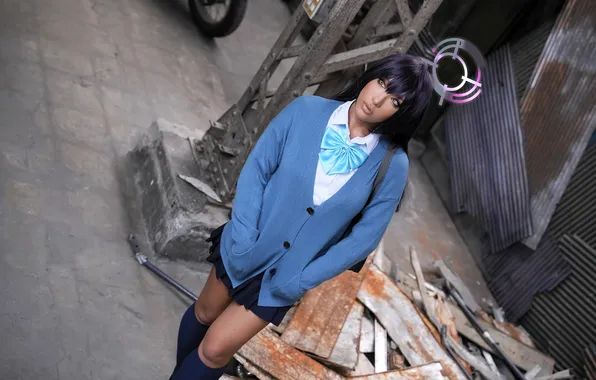 Costume, image, knee, jacket, bow, cosplay, Nonsummerjack