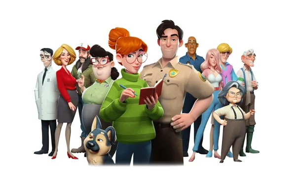 Game, background, Wallpaper, the game, white background, wallpaper, picture, the characters in the game