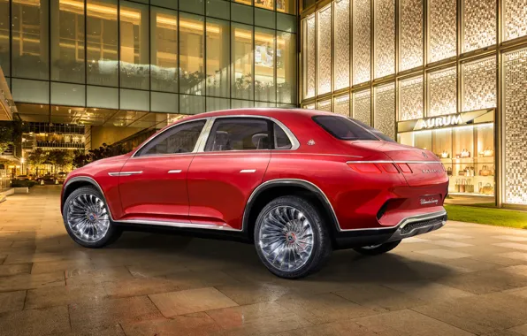 Mercedes-Benz, Vision, Maybach, rear view, 2018, Mercedes-Maybach, electrocreaser, Ultimate Luxury