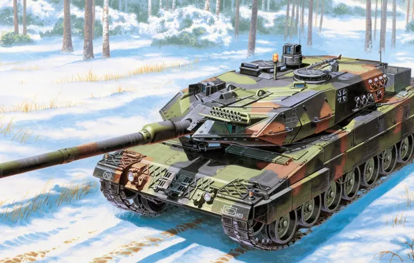 Picture Leopard, Leopard 2A6, German main battle tank