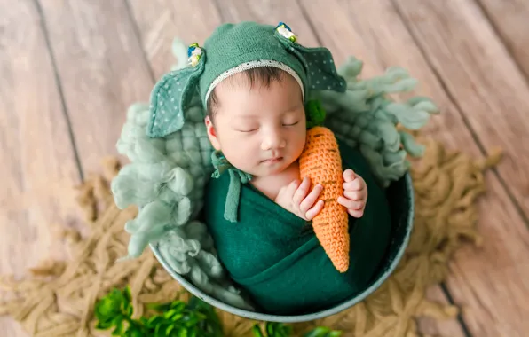 Pose, background, elf, toy, child, sleep, baby, costume