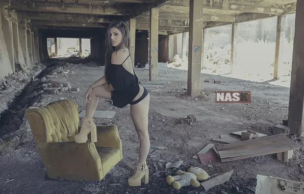 Girl, chair, photographer, girl, photography, photographer, Nask To