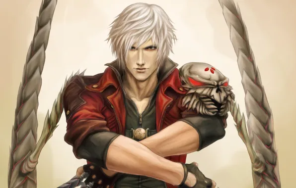Picture game, weapons, Dante, Dante, DMC 4, Devil may cry 4, game wallpapers, fanart