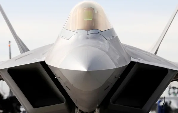 Lantern, cabin, front view, F-22, Raptor, Lockheed/Boeing, multi-role fighter, fifth generation