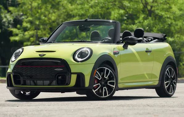 Picture convertible, convertible, exterior, mini Cooper, exterior, stylish car, Mini John Cooper Works, stylish car