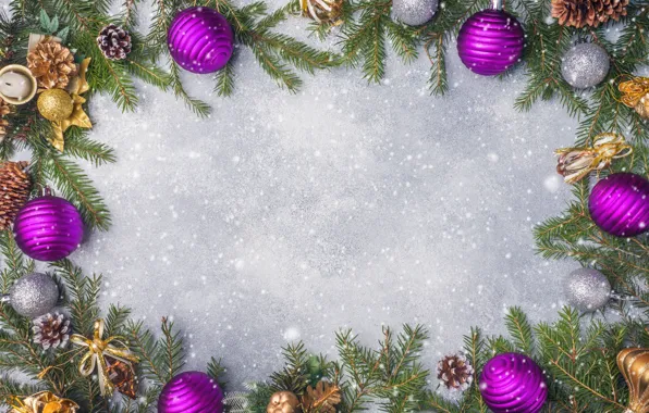 Picture bumps, ate, new year, branches, toy