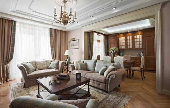 Picture room, sofa, furniture, interior, chair, living room