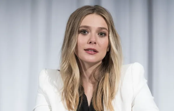 Picture look, pose, actress, hair, Elizabeth Olsen, Elizabeth Olsen, makeup. make up