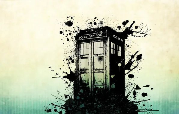 Squirt, background, abstract, blots, Doctor Who, Doctor Who, The TARDIS, TARDIS