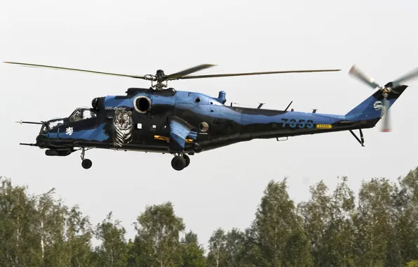 Helicopter, transport-combat, Mi-24V, Mil Mi-24V