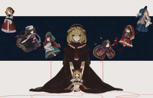 Girl, doll, Touhou, Touhou