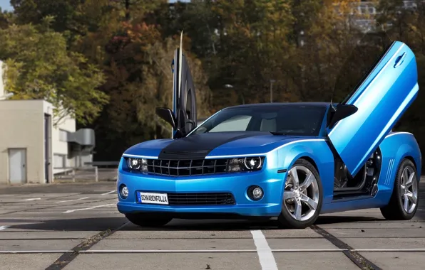 Picture Camaro, butterfly, Tuning Car