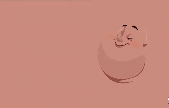 Mood, minimalism, art, smiley, Mulan, tolstyachok, gi_mir, thick