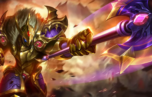 Armor, knight, spear, King of Glory, The king of glory